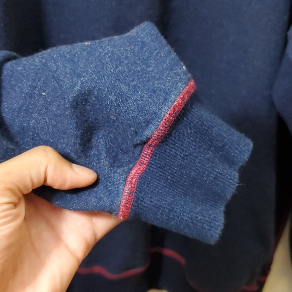 EIGHTEEN WAITS size M navy crewneck sweatshirt - Picture 5 of 8